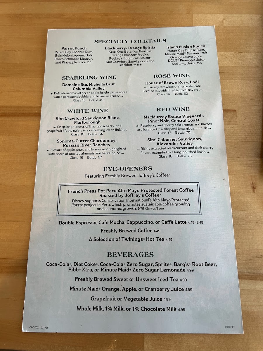 Olivia's Cafe Menu - Image 3